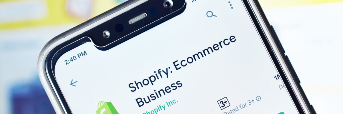 Shopify Application On Smartphone